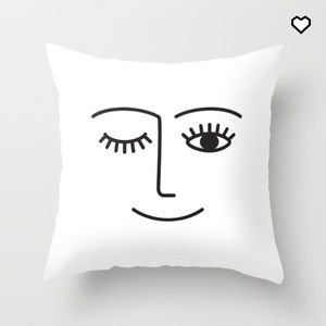Wink Throw Pillow